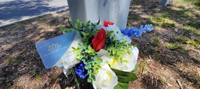 Flower delivery for John Joseph Vela