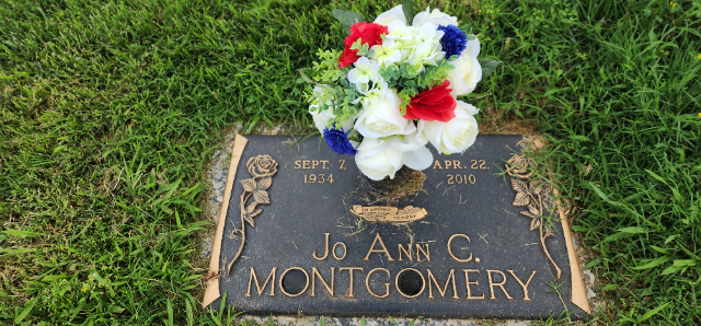 Flower delivery for Mary JoAnn Montgomery