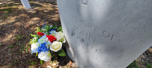Flower delivery for John Joseph Vela