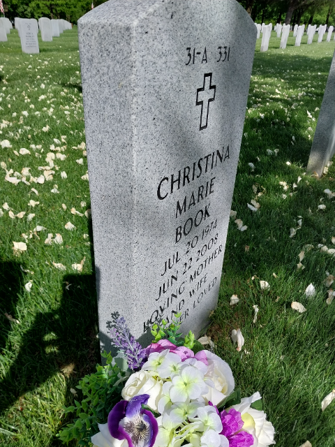 Flower delivery for Christina Marie Book
