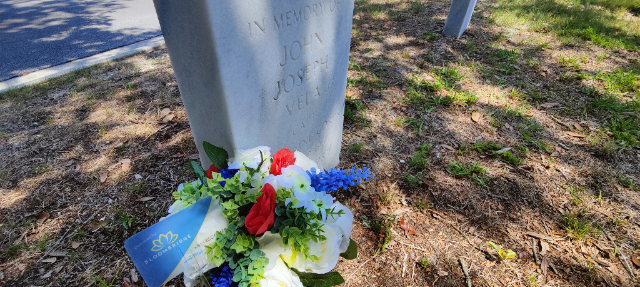 Flower delivery for John Joseph Vela