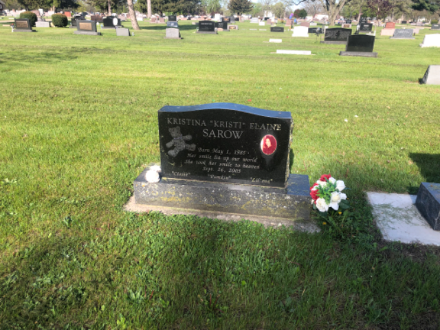 Flower delivery for Kristina Elaine Sarow