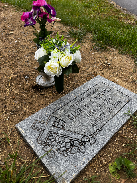 Flower delivery for gloria j nevins