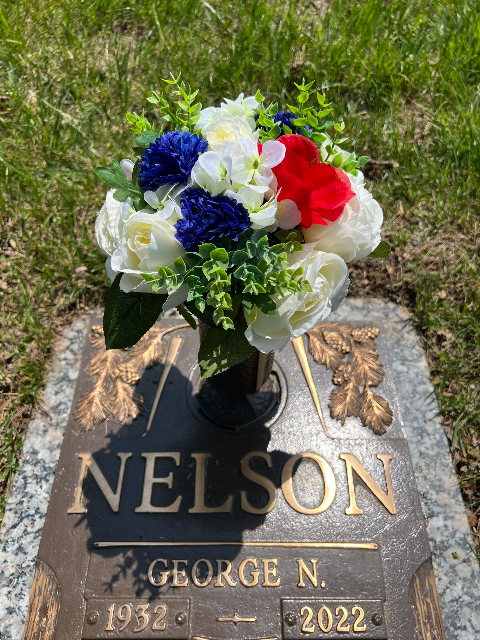 Flower delivery for George N. N. Nelson