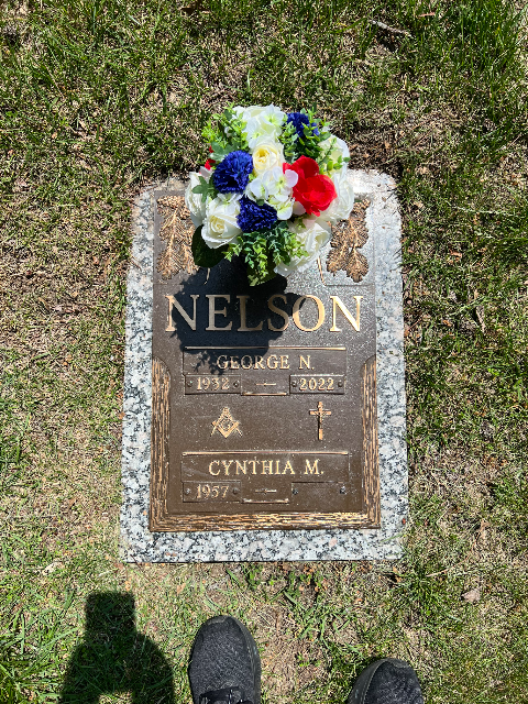 Flower delivery for George N. N. Nelson