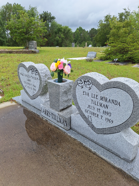 Flower delivery for Eva Lee Miranda Tillman