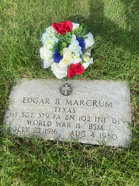 Flower delivery for Edgar Ray Marcrum