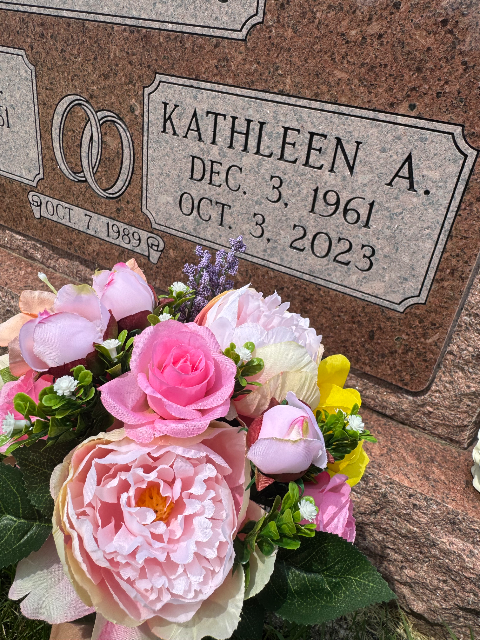 Flower delivery for Kathleen A. Baker