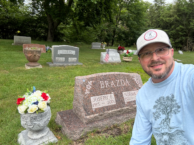 Flower delivery for Joseph F. Brazda