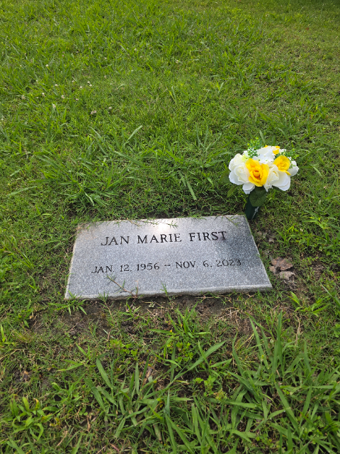 Flower delivery for Jan Marie First