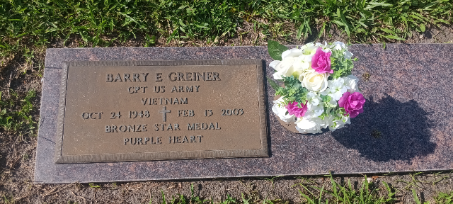 Flower delivery for Barry Eugene Greiner