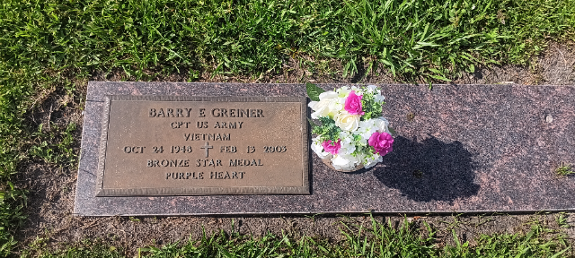 Flower delivery for Barry Eugene Greiner