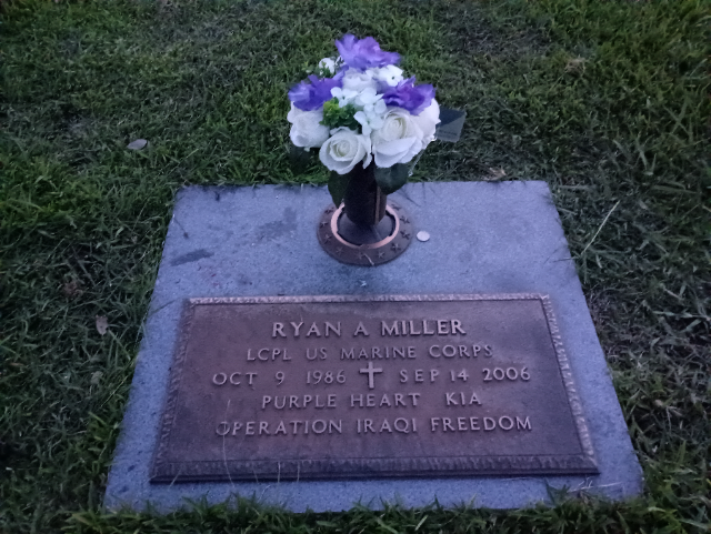 Flower delivery for Ryan Adam Miller