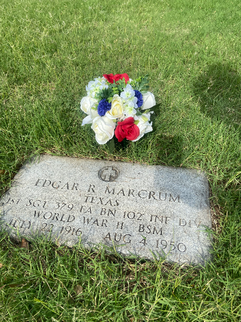 Flower delivery for Edgar Ray Marcrum