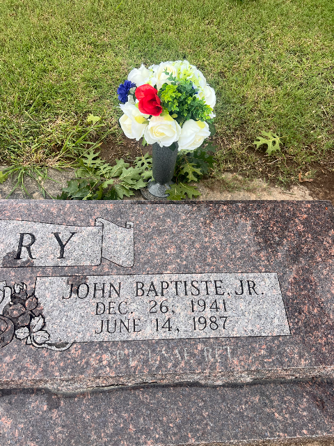 Flower delivery for John Baptiste Berry