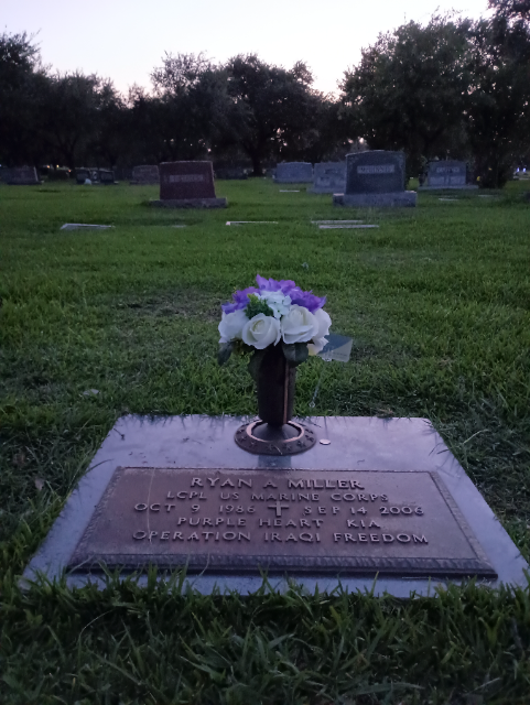 Flower delivery for Ryan Adam Miller