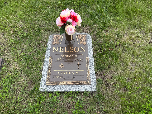 Flower delivery for George N. N. Nelson