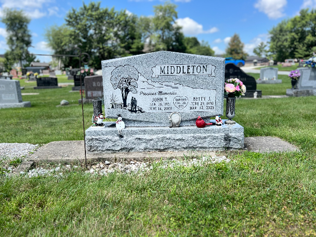 Flower delivery for Betty Jo (Kennedy) Middleton