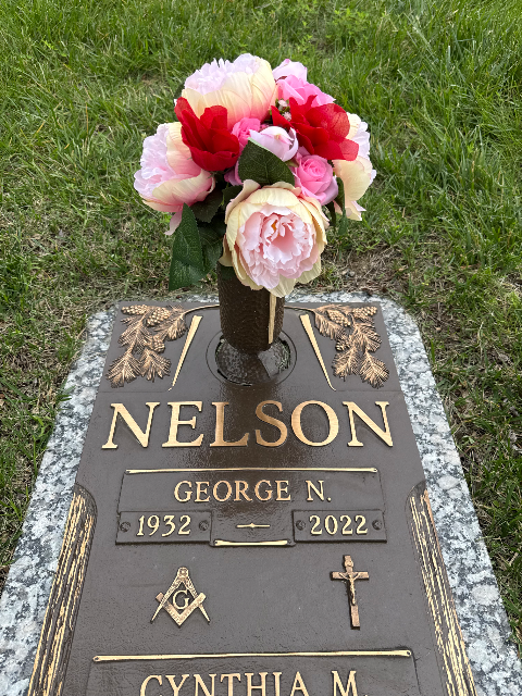 Flower delivery for George N. N. Nelson