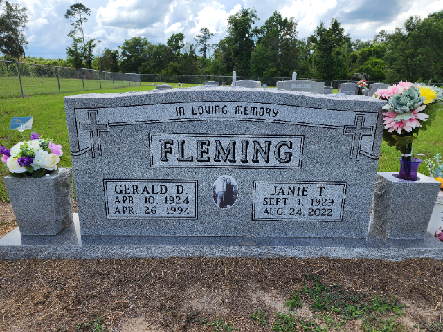 Flower delivery for Gerald Dwight Fleming