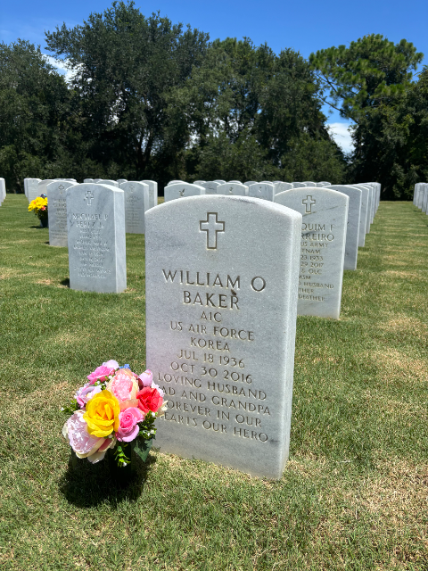 Flower delivery for William DAD Baker