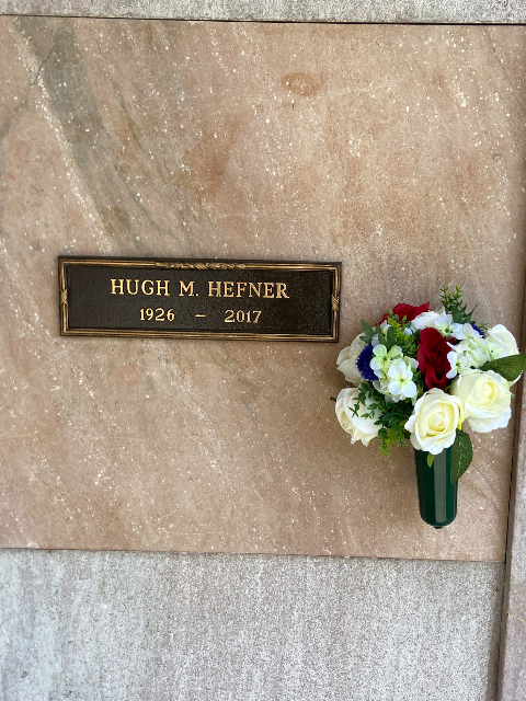 Flower delivery for Hugh Hefner