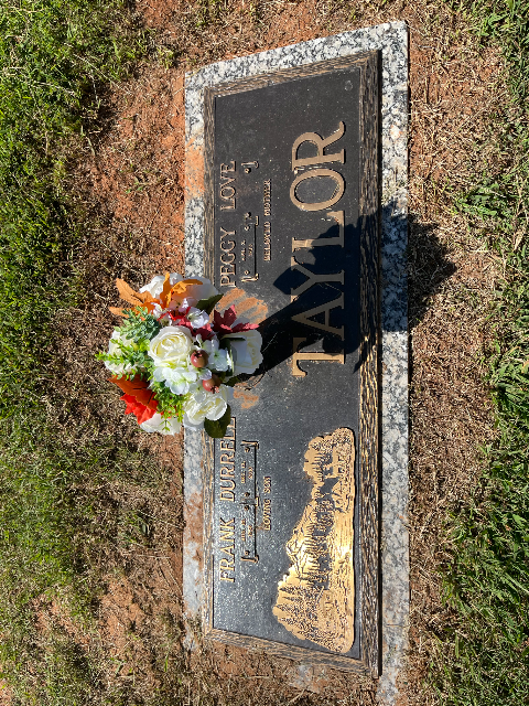 Flower delivery for Frank Durrell “Dewey” Taylor