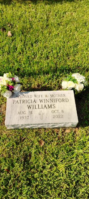 Flower delivery for Patricia Ann Williams