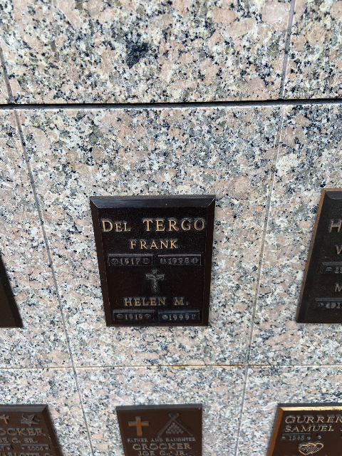 Flower delivery for Helen Marion DelTergo