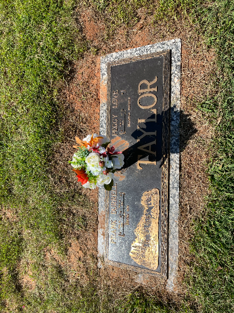 Flower delivery for Frank Durrell “Dewey” Taylor