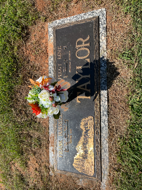 Flower delivery for Frank Durrell “Dewey” Taylor