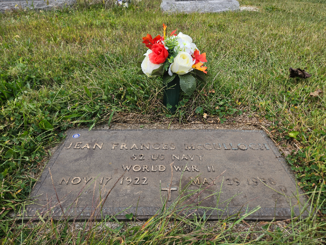 Flower delivery for Jean Lloyd McCulloch