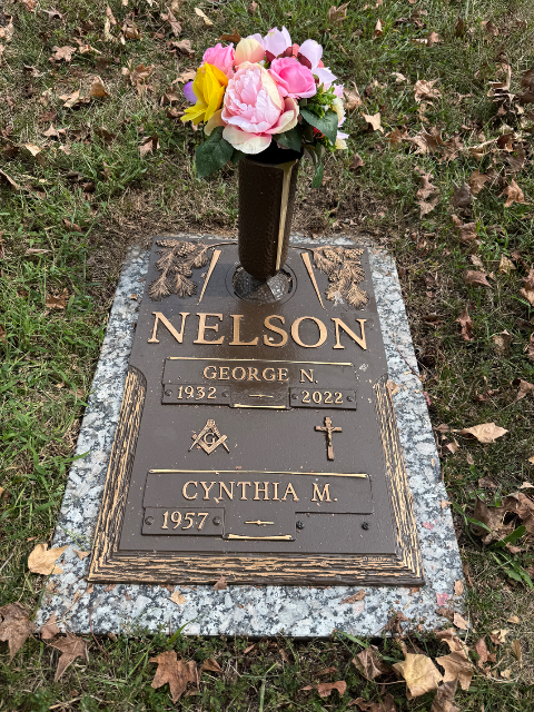 Flower delivery for George N. N. Nelson