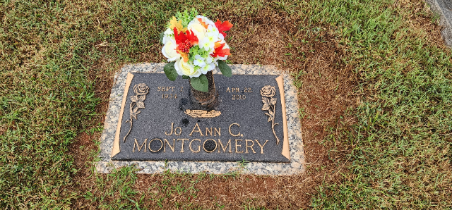 Flower delivery for Mary JoAnn Montgomery