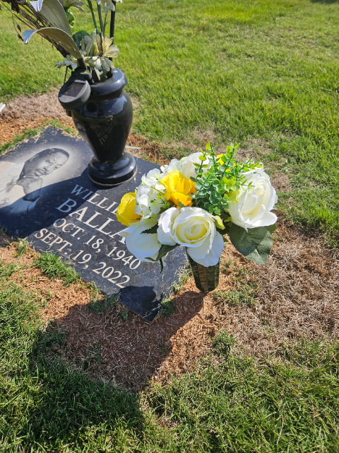 Flower delivery for Willie James Ballard