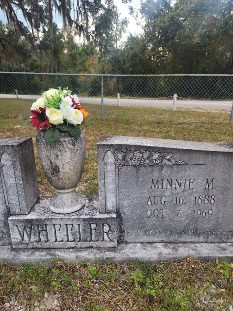 Flower delivery for Minnie Wheeler