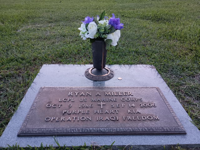 Flower delivery for Ryan Adam Miller