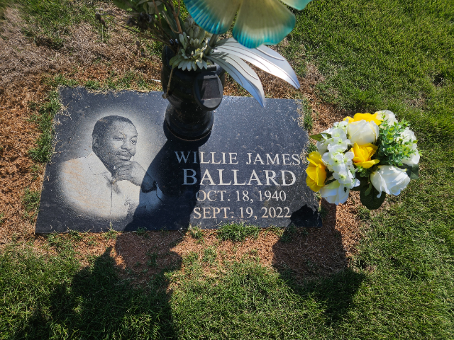 Flower delivery for Willie James Ballard