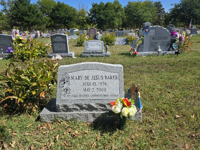 Flower delivery for Mary Baker
