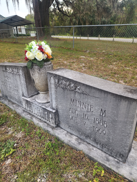 Flower delivery for Minnie Wheeler