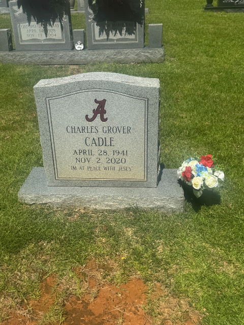 Flower delivery for Charles Grover Cadle