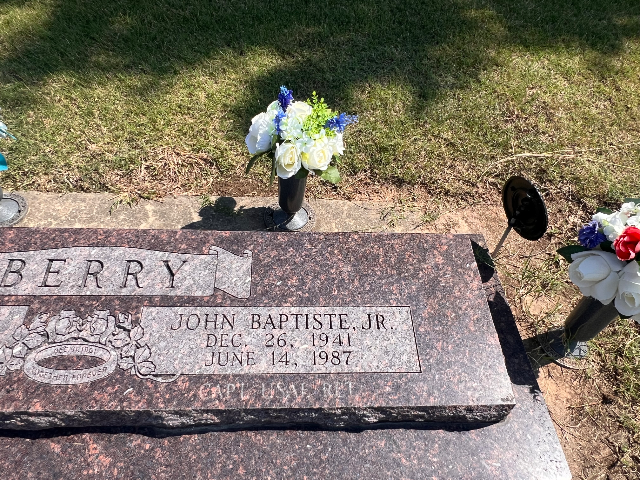 Flower delivery for John Baptiste Berry