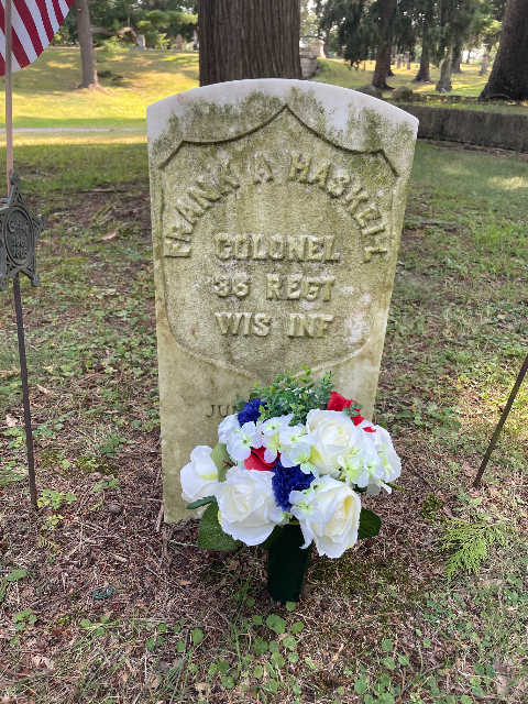 Flower delivery for Frank Aretas Haskell