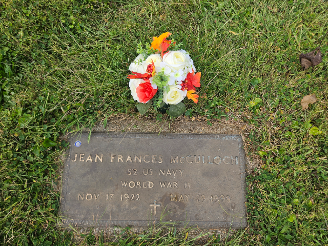 Flower delivery for Jean Lloyd McCulloch