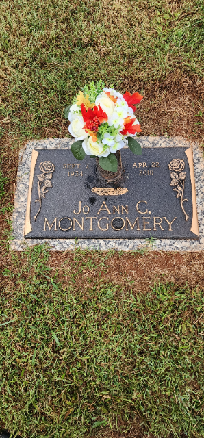 Flower delivery for Mary JoAnn Montgomery