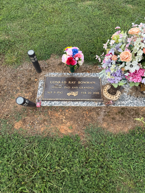 Flower delivery for Conrad Ray Bowman