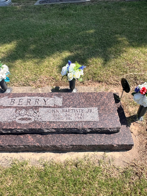 Flower delivery for John Baptiste Berry