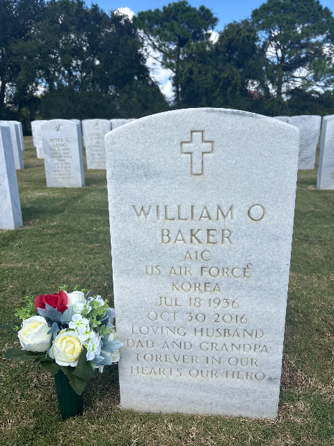 Flower delivery for William DAD Baker