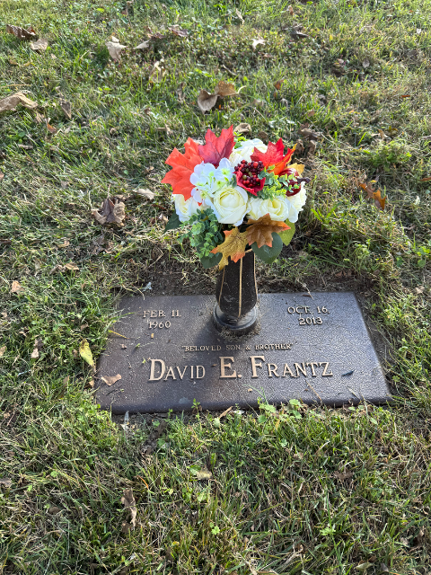 Flower delivery for David E Frantz