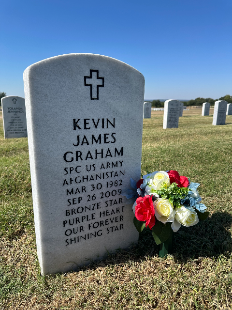 Flower delivery for Kevin James Graham